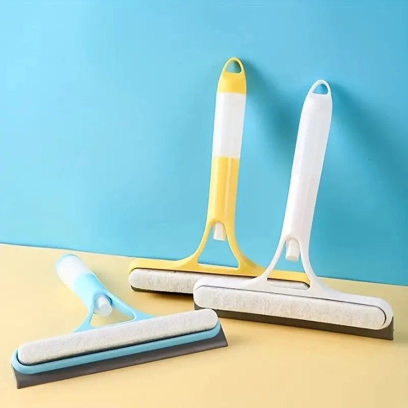 ✨ Limpador de Vidros 3 em 1 – Spray, Esponja e Rodo Integrados ✨